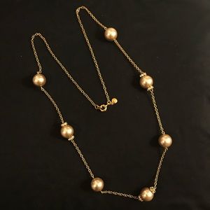 J. Crew Pearl Layer Necklace